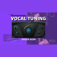I will autotune, manual tune, mix and master vocals